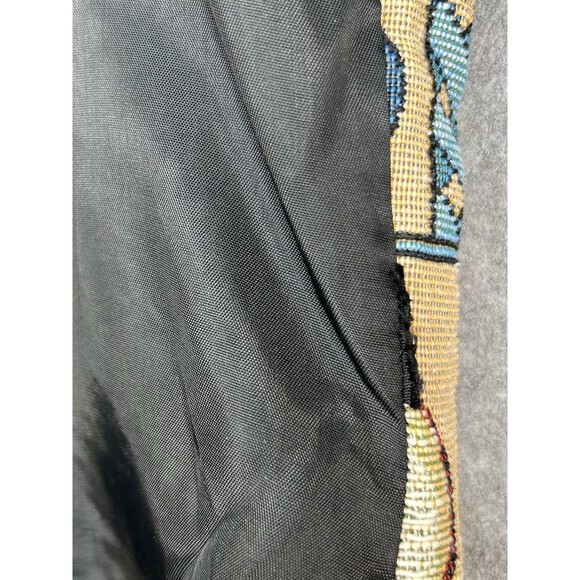 Vintage Bobbie Brooks Tapestry Vest Fruit Peach Grapes Pear Cherries Women’s L - Picture 5 of 10